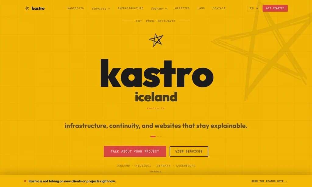 IcelandTravelAgency.is, a website from Kastro’s client archive